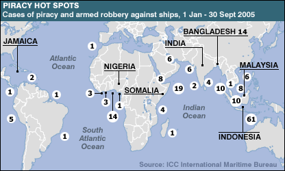 sea pirates hotspots map